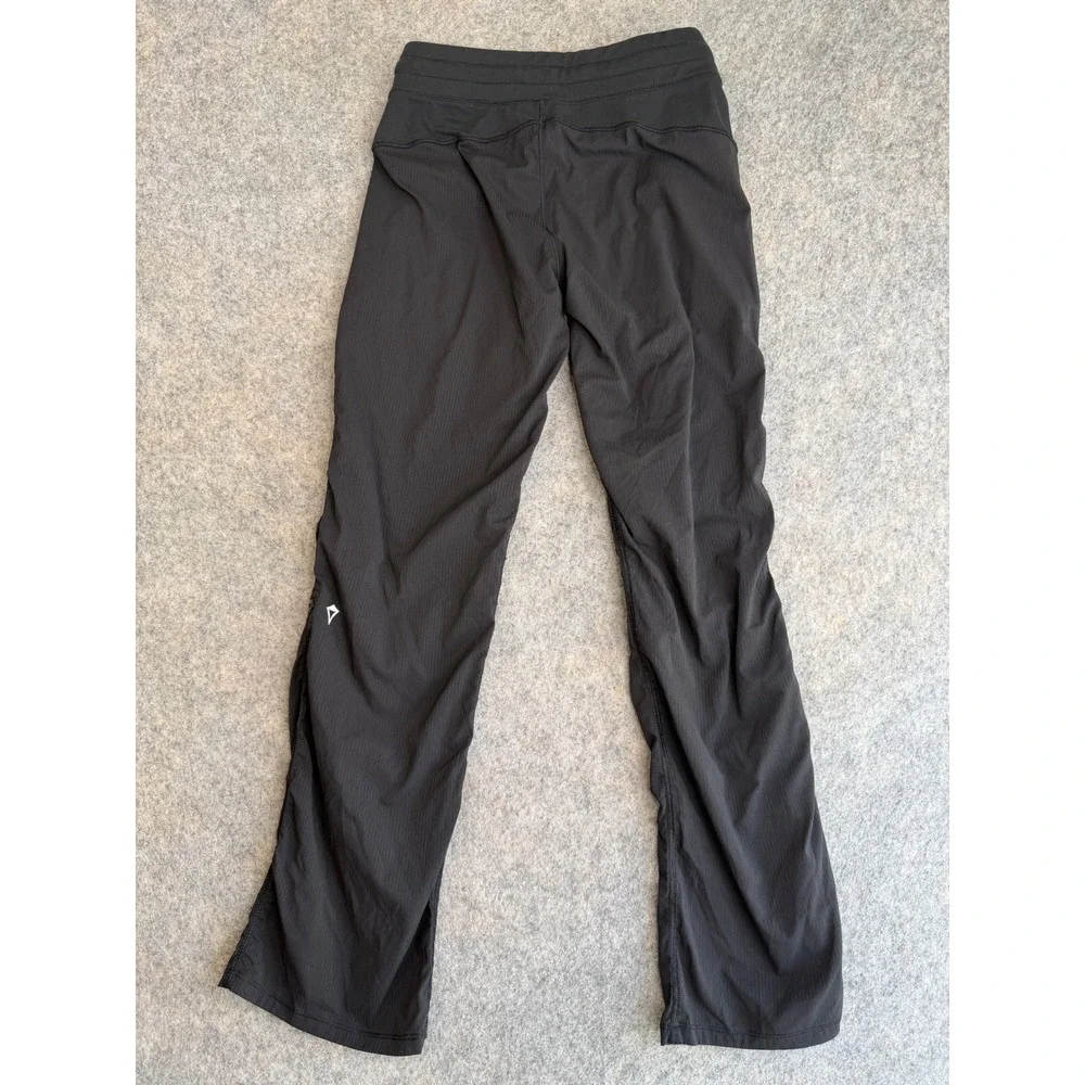 Ivivva by Lululemon Dance Studio Live to Move Pants Girls 12 Black Roll Up Cuffs